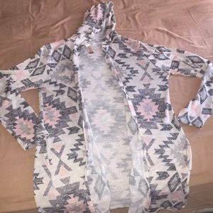 All purpose cover up fleece sweater